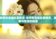 世界杯竞猜彩票网页-世界杯竞猜彩票网页，激情与智慧的碰撞
