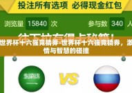 世界杯十六强竞猜券-世界杯十六强竞猜券，激情与智慧的碰撞