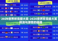 2026世界杯竞猜大奖-2026世界杯竞猜大奖，预测与激情的碰撞