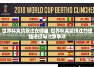 世界杯竞猜投注在哪里-世界杯竞猜投注的便捷途径与注意事项