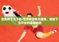 世界杯下注下载-世界杯激情与理性，在线下注平台的谨慎选择