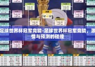 足球世界杯冠军竞猜-足球世界杯冠军竞猜，激情与预测的碰撞