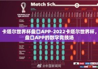 卡塔尔世界杯盘口APP-2022卡塔尔世界杯，盘口APP的数字竞技场