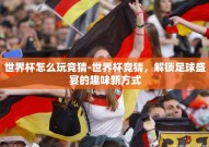 世界杯怎么玩竞猜-世界杯竞猜，解锁足球盛宴的趣味新方式