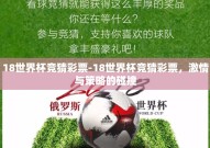 18世界杯竞猜彩票-18世界杯竞猜彩票，激情与策略的碰撞