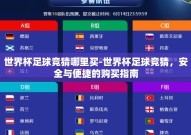 世界杯足球竞猜哪里买-世界杯足球竞猜，安全与便捷的购买指南