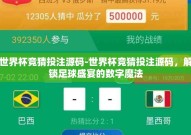 世界杯竞猜投注源码-世界杯竞猜投注源码，解锁足球盛宴的数字魔法