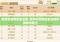 世界杯竞猜奖金设置-世界杯竞猜奖金设置的奥秘与魅力