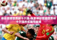 体彩竞猜世界杯十六强-探索体彩竞猜世界杯十六强的乐趣与策略