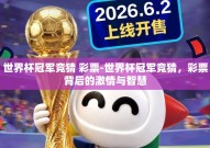 世界杯冠军竞猜 彩票-世界杯冠军竞猜，彩票背后的激情与智慧