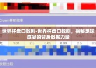 世界杯盘口数剧-世界杯盘口数剧，揭秘足球盛宴的背后数据力量