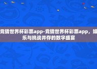 竞猜世界杯彩票app-竞猜世界杯彩票app，娱乐与挑战并存的数字盛宴