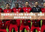 竞猜世界杯下什么软件-竞猜世界杯，选择合适软件的智慧之旅