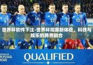 世界杯软件下注-世界杯观赛新体验，科技与娱乐的跨界融合