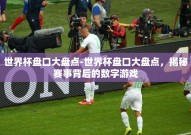 世界杯盘口大盘点-世界杯盘口大盘点，揭秘赛事背后的数字游戏
