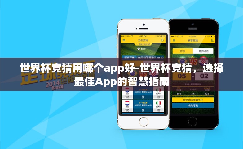 世界杯竞猜用哪个app好-世界杯竞猜，选择最佳App的智慧指南