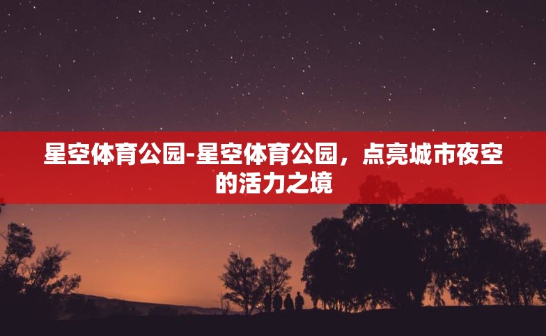 星空体育公园-星空体育公园,点亮城市夜空的活力之境 星空体育公园-星空体育公园,点亮城市夜空的活力之境