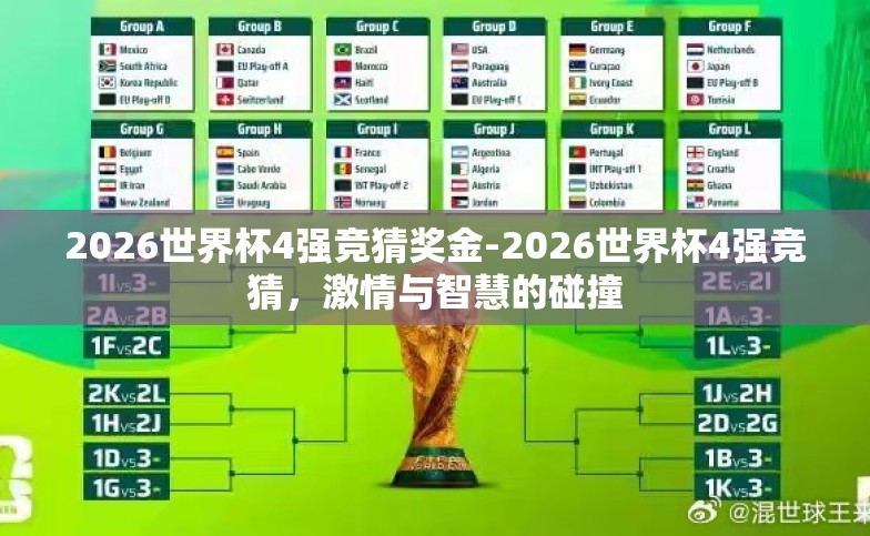 2026世界杯4强竞猜奖金-2026世界杯4强竞猜,激情与智慧的碰撞 2026世界杯4强竞猜奖金-2026世界杯4强竞猜,激情与智慧的碰撞