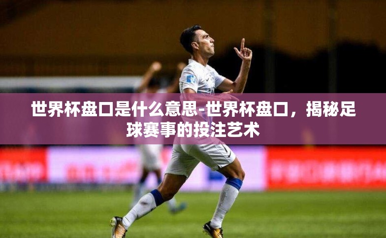 世界杯盘口是什么意思-世界杯盘口,揭秘足球赛事的投注艺术 世界杯盘口是什么意思-世界杯盘口,揭秘足球赛事的投注艺术