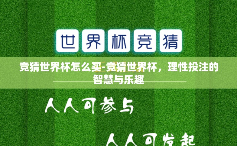 竞猜世界杯怎么买-竞猜世界杯,理性投注的智慧与乐趣 竞猜世界杯怎么买-竞猜世界杯,理性投注的智慧与乐趣