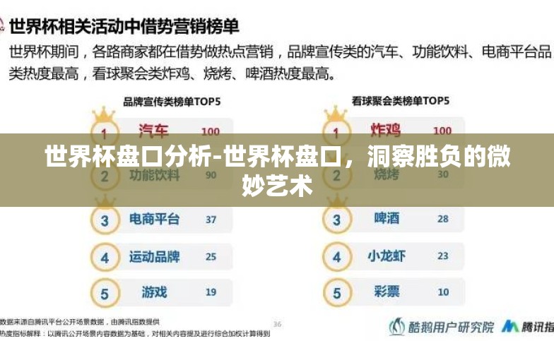 世界杯盘口分析-世界杯盘口，洞察胜负的微妙艺术